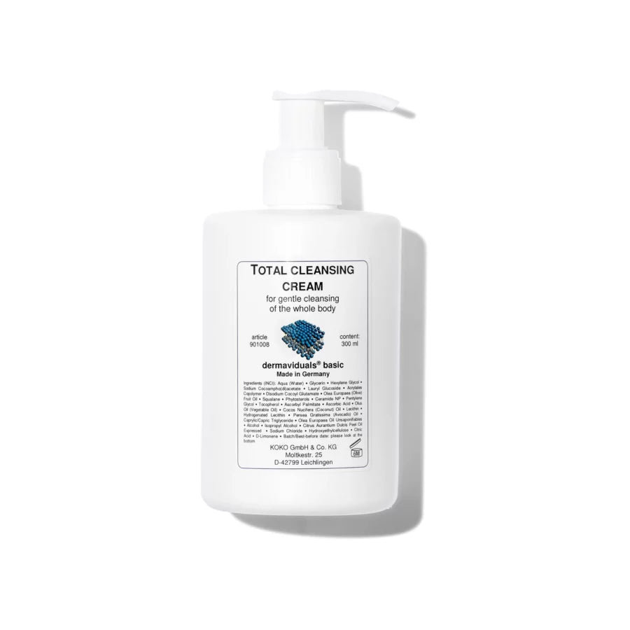 Dermaviduals Total Cleansing Cream 30ml, 150ml, 300ml